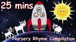 Zoom Zoom Zoom Were Going To The Moon And Lots More Nursery Rhymes 25 minutes [upl. by Irrak529]