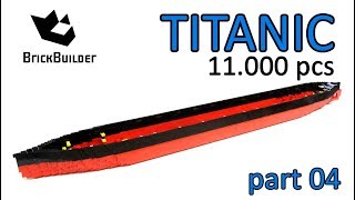 Lego Moc Titanic 24 m long  11000 pcs  Part 04  Lego Speed Build [upl. by Atinele]