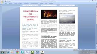 ¿COMO CREAR UN TRIPTICO EN WORD [upl. by Melessa]