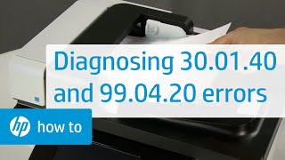 Diagnosing 300140 and 990420 Errors  HP Printers  HP [upl. by Hauger464]