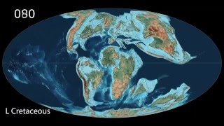 PlateTectonics amp Ice Ages  Scotese Animation 022116a [upl. by Urd]