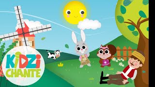 Meunier Tu Dors 😴 KIDZIGO  Chansons et Comptines pour enfants avec paroles en Français [upl. by Kcirttap]