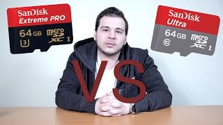 Sandisk Micro SD  Ultra vs Extreme Pro [upl. by Ahsienroc]