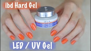 How To Apply IBD Hard Gel on Natural Nails  Part 1 of 2 [upl. by Tattan]