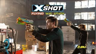 XShot Flying Bug Attack  NEW Blasters from ZURU XShot  Can You Hit the Flying Mystery Targets [upl. by Kecaj]