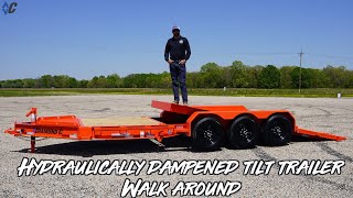 The ULTIMATE Tilt Equipment Trailer  Diamond C [upl. by Estas]