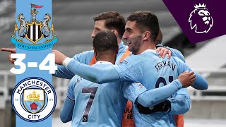 HIGHLIGHTS  NEWCASTLE 34 MAN CITY  PREMIER LEAGUE [upl. by Parcel491]