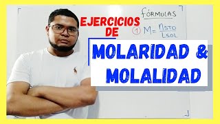 Unidades de Concentración Químicas Molaridad y Molalidad [upl. by Wengert]