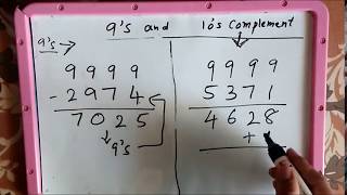 How to find 9s and 10s complement of decimal number [upl. by Stephenson795]