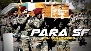 Para Sf  Fallen Heroes l Indian army Motivational video [upl. by Hehre]