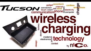 Tucson 2019 montaggio Wireless Charger aftermarket [upl. by Townie32]