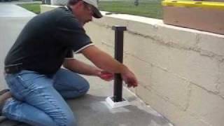 ASK SOUTHERN  Installing Post Mount on Slope Surface [upl. by Clerc732]