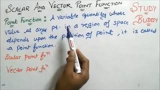 Scalar and Vector Point Function II Gradient of a Scalar Function Concept with Numerical  Part 1 [upl. by Einniw234]