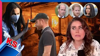 Harry amp Meghan Are ‘YOUR Problem Now’ Harsh Reaction to Sussexes’ LA Fire Help  Plus Netflix Delay [upl. by Oruasi486]