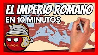 ✅ El IMPERIO ROMANO en 10 minutos  Resumen de la historia de la ANTIGUA ROMA [upl. by Norahc414]