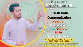 CS601 Midterm Exam Preparation 2022 CS601 Midterm Exam Past Papers Part 1 5 [upl. by Conlin]