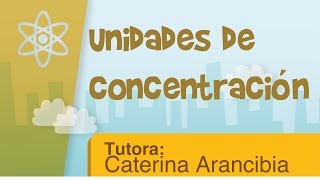 Unidades de concentración [upl. by Ybsorc401]