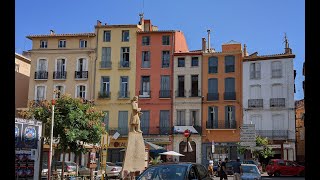 PERPIGNAN  Old Town Walking Tour [upl. by Farrar]