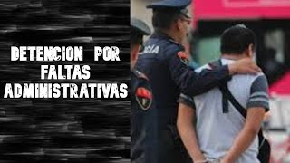 INFRACCIONES O FALTAS ADMINISTRATIVAS [upl. by Aleksandr268]