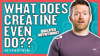 What Does Creatine Do  Nutritionist Explains  Myprotein [upl. by Starbuck]