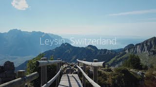 Walking in Leysin Switzerland  4K [upl. by Sesilu]