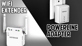 Powerline Network Extenders vs Wifi Extenders  Which is Better [upl. by Shaer]