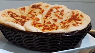 SOFT NAAN RECIPE  How to make Easy Naan Bread in Minutes  Nina Kitchen [upl. by Nirehtac]