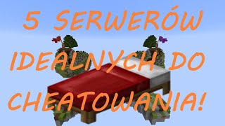 5 SERWERÓW IDEALNYCH DO CHEATOWANIA minigry [upl. by Raffarty819]