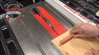 Burns Tools SawStop Demo [upl. by Aicenad]