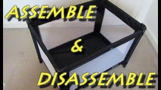 How To Assemble And Disassemble A Redkite Travel Cot [upl. by Drofiar]