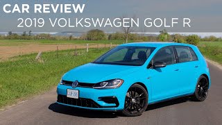 2019 Volkswagen Golf R  Car Review  Drivingca [upl. by Berlinda]