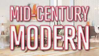 How To Decorate Mid Century Modern [upl. by Zsazsa]