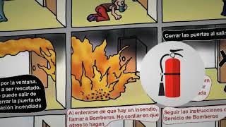 Que hacer en caso de incendio para niños [upl. by Rosenfeld]