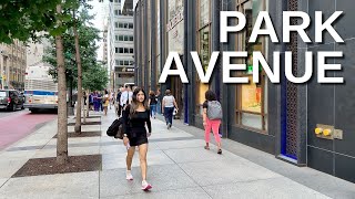 NEW YORK CITY Walking Tour 4K  PARK AVENUE [upl. by Delbert]