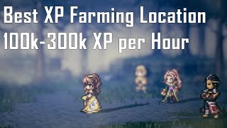 Best XP Farming Location  Octopath Traveler [upl. by Enohpesrep]