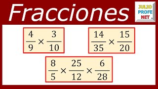 MULTIPLICACIÓN DE NÚMEROS FRACCIONARIOS [upl. by Pellegrini]