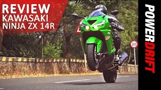 Kawasaki Ninja ZX 14R  Review  PowerDrift [upl. by Handbook292]