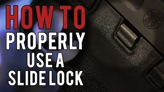 How to Use a Slide Lock  Slide Release [upl. by Lynd555]