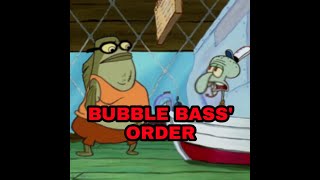 SpongeBob SquarePants Analyzing Bubble Bass Order [upl. by Sito]