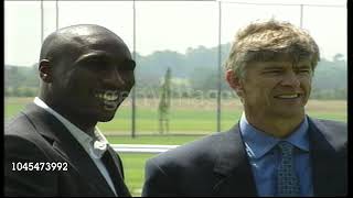 Sol Campbell unveiled as Arsenal player at Press Conference 2001 [upl. by Oigroig]