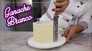 Ganache Branco Blindagem de bolo [upl. by Waki789]