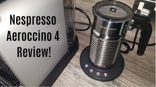 Nespresso Aeroccino 4 Milk Frother Review  Worth upgrading from the Aeroccino 3 [upl. by Koo]