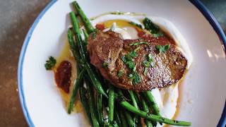 Date Night Lamb Steak Recipe  Tess Ward [upl. by Timothy548]