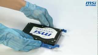 MSI® HOWTO install SATA HDD [upl. by Ragland]