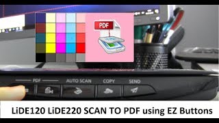 LiDE120 LiDE220 Multipage PDF scan [upl. by Aicenra]