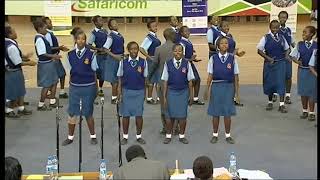 Moi girls Nairobi perfoming Mbuta mutu by the Yonda sister at the KMF 2016 [upl. by Tannie]