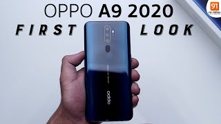 OPPO A9 2020 Unboxing  Hands on  Price Rs 16990 Hindi हिन्दी [upl. by Devlin]