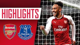 Aubameyang Mkhitaryan amp Ramsey on fire  Arsenal 51 Everton  Goals amp highlights [upl. by Chevalier]