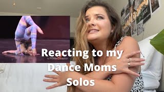 Reacting to my Dance Moms solos  Brooke Hyland [upl. by Aramal]