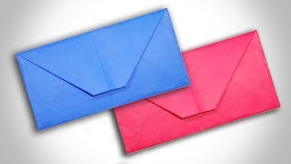 How To Make a Paper Envelope From A4 Size Paper Without any Glue Tape or Scissor [upl. by Chester306]